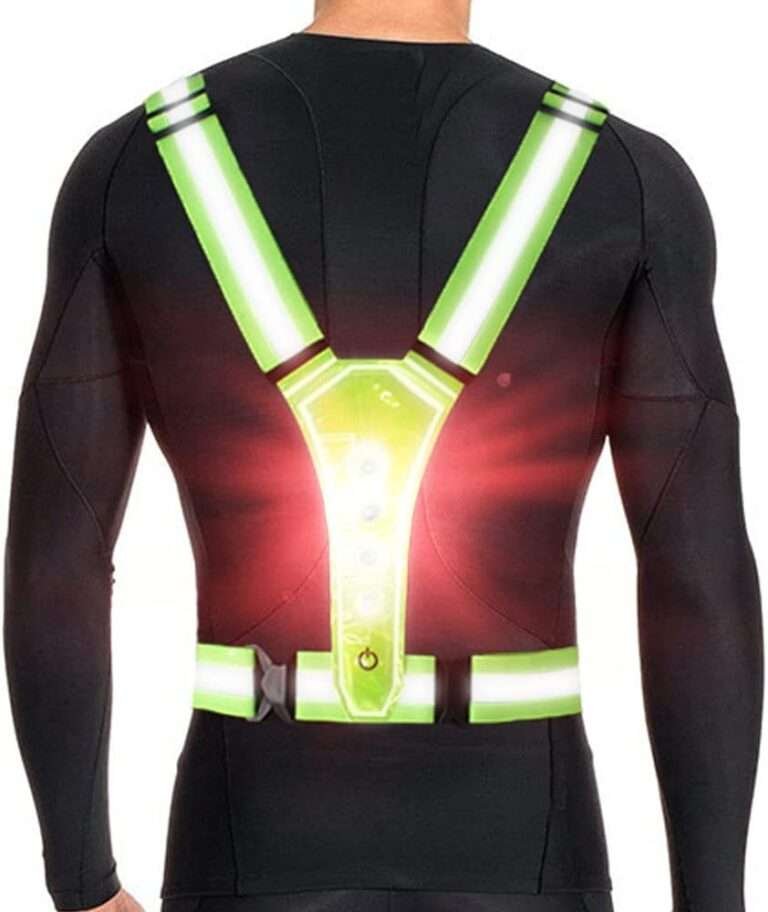 LED Reflective Running Vest
